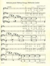 Dvorak, Biblical Songs op. 99 (H) Cz/E/G (Barenreiter)