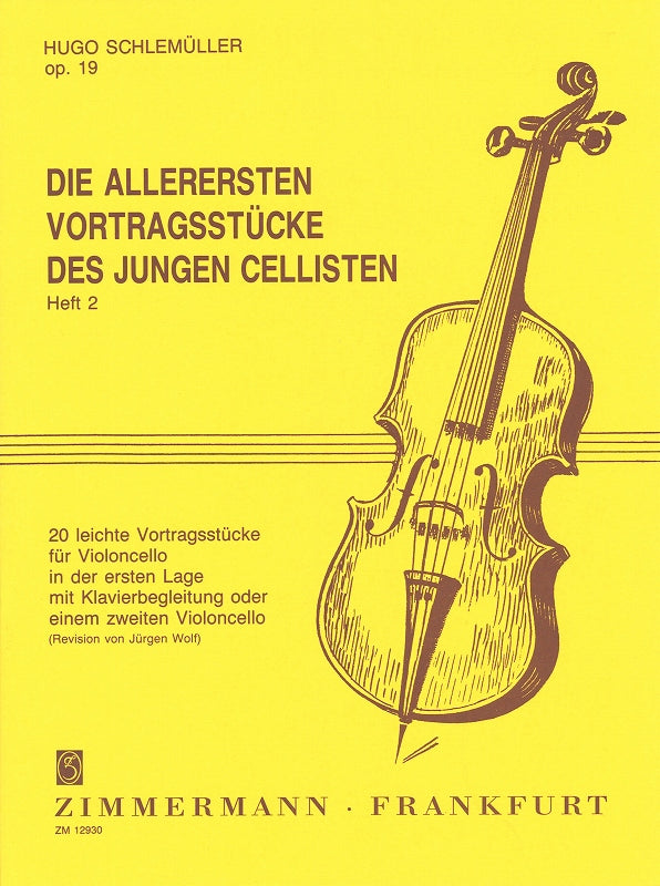 Schulemuller, op. 19/2 Allerersten Vortr (Zimmermann)