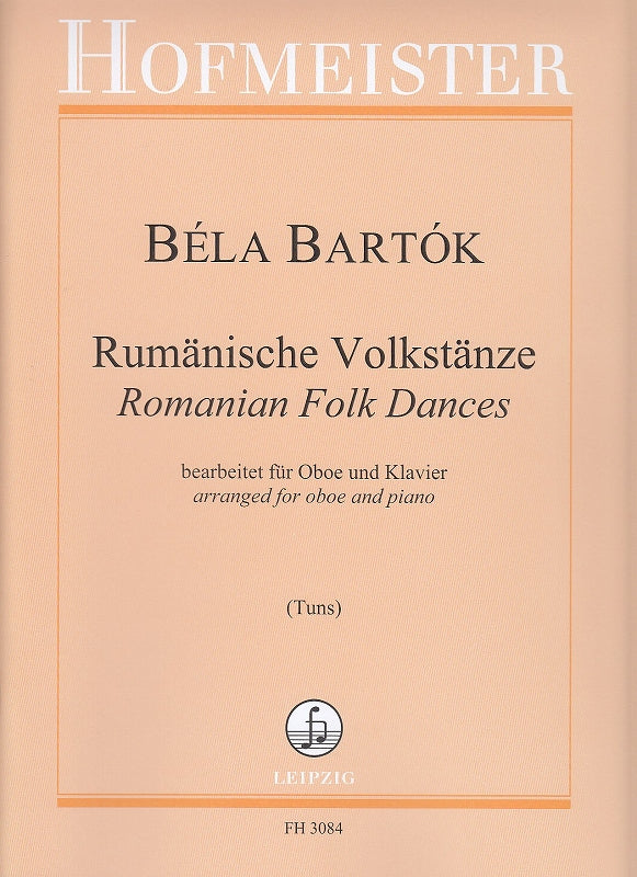 Bartok, Romanian Folk Dances (Tuns) (Hofmeister)