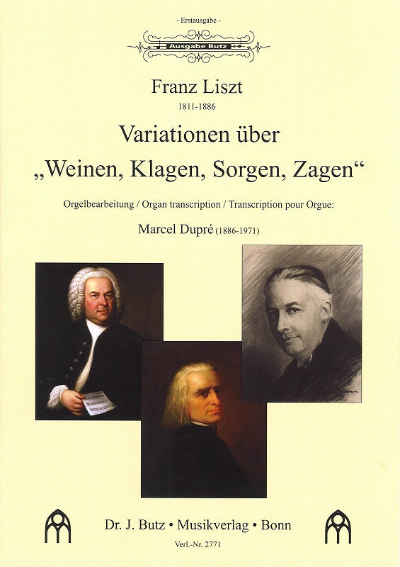 Liszt/Dupre, Var. Weinen, Klagen, Sorgen (Butz)