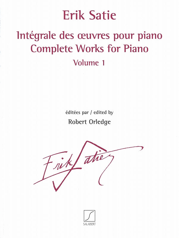 Satie, Integrale des oeuvres pour pf 1 (Salabert)