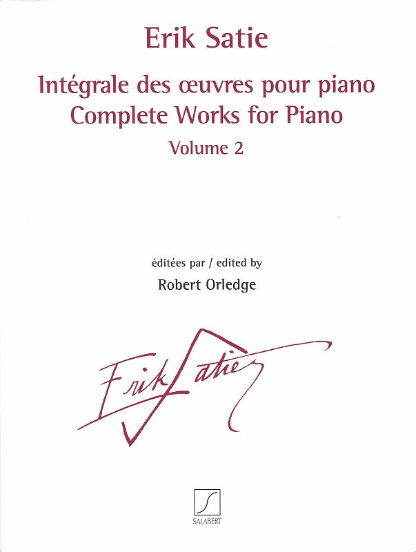 Satie, Integrale des oeuvres pour pf 2 (Salabert)