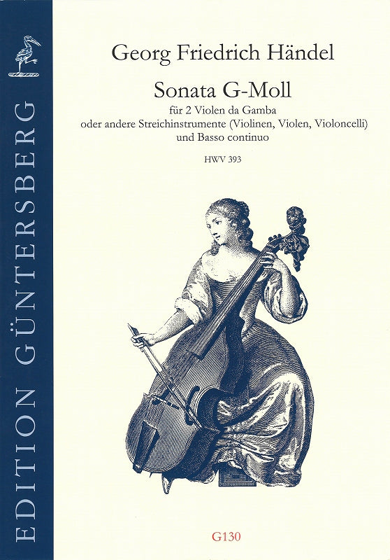 Handel, Sonata HWV 393 in g (2VdG,Bc) (Guntersberg/Walhall)