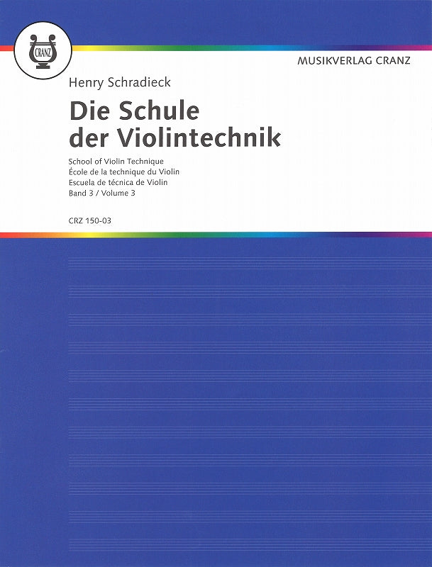 Schradieck, Schule der Violintechnik 3 (Cranz)