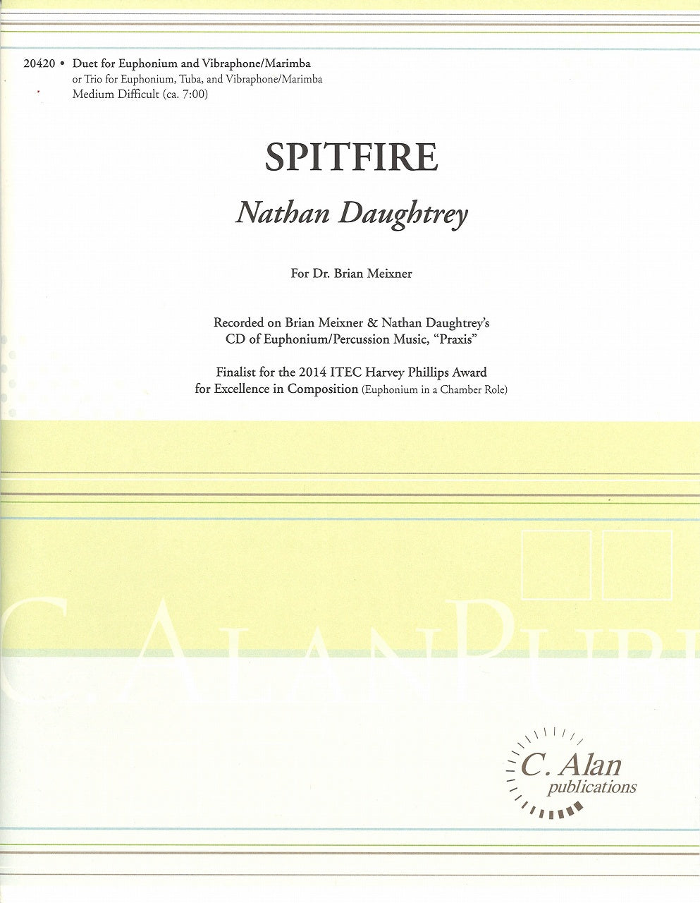 Daughtrey, Spitfire (Euph,Vib+Mar) (C.Alan)