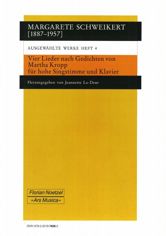 Schweikert, 4 Lieder [G] (Noetzel)