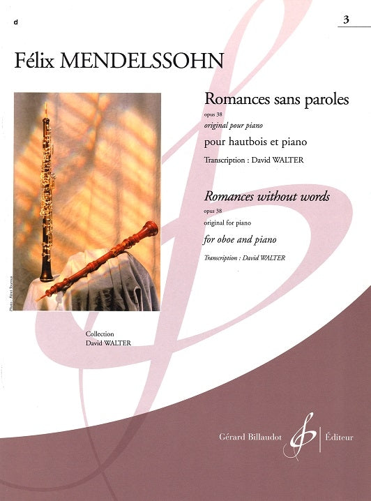 Mendelssohn, Romances... op. 38 (Billaudot)