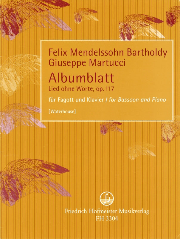 Mendelssohn, Albumblatt. Lied ohne Worte (Hofmeister)
