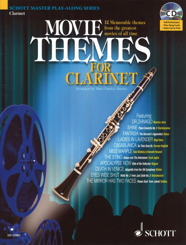 Movie Themes for Clarinet (+CD) (Schott)