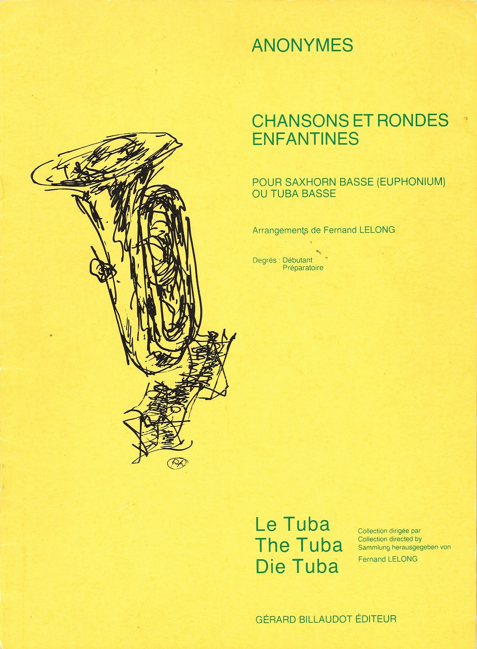 Chansons et rondes enfantines (Euph Solo (Billaudot)