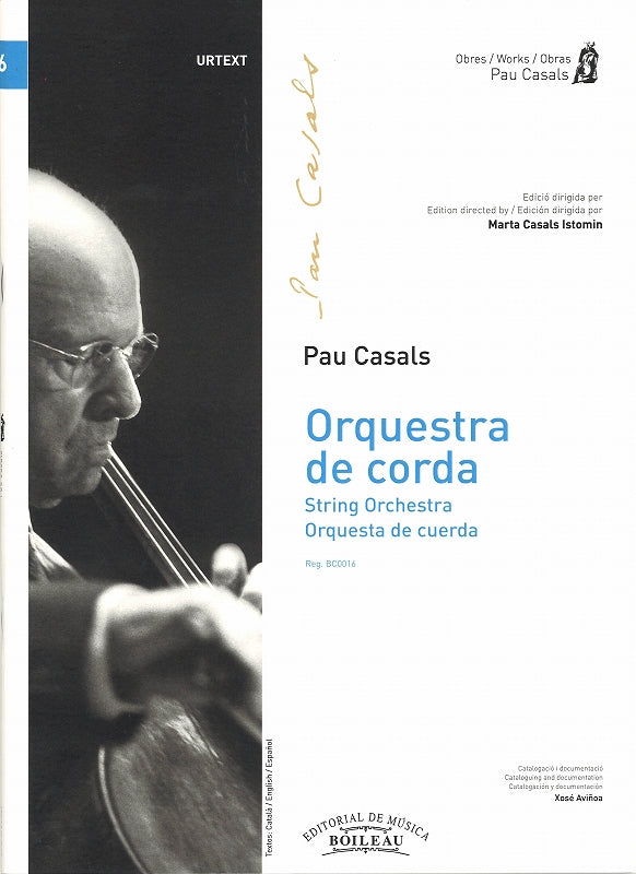 Casals, Orquestra de corda (Boileau)