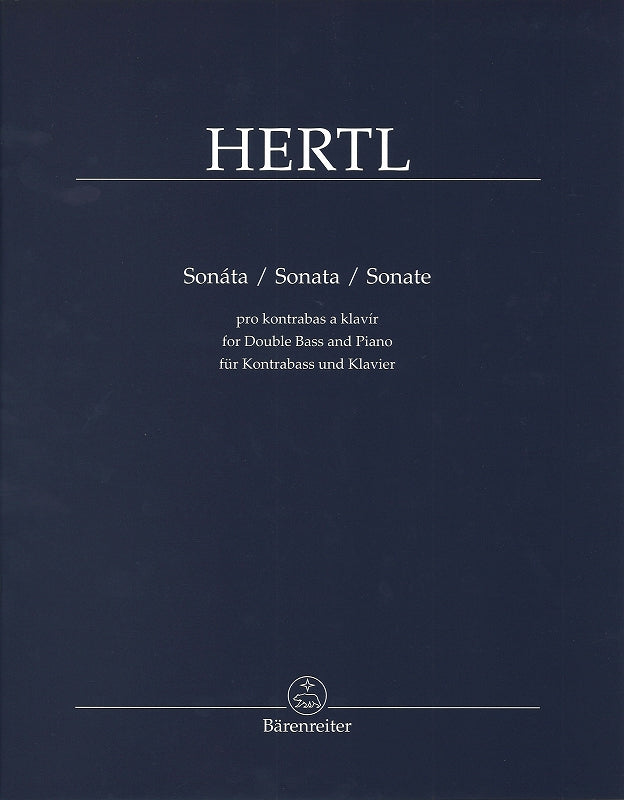 Hertl, Sonata for Double Bass & Piano (Barenreiter)