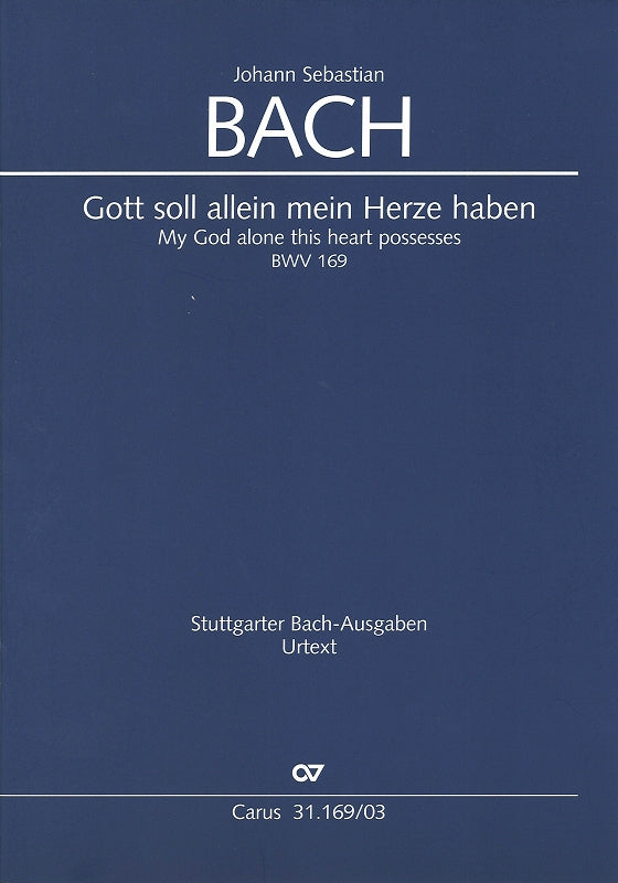 Bach, Kantate BWV 169 [G/E] (Carus)