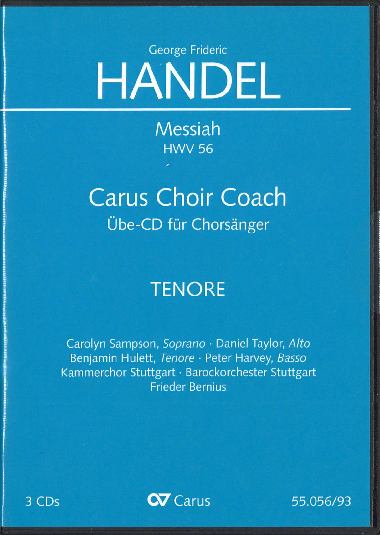 Handel, Messiah: Lesson CD Ten (3CDs) (Carus)