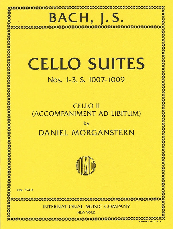 Bach, Suites No. 1-3: 2nd Vc part (IMC)
