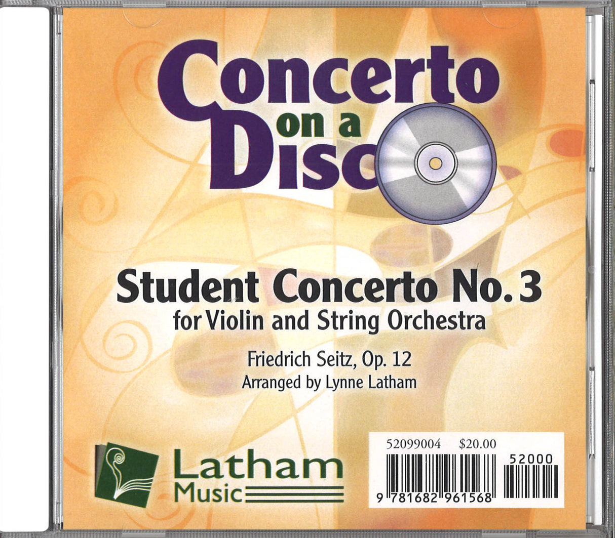 Seitz, Concerto No. 3 (Vn,Str) CD-ROM (Latham Music/Masters Music)