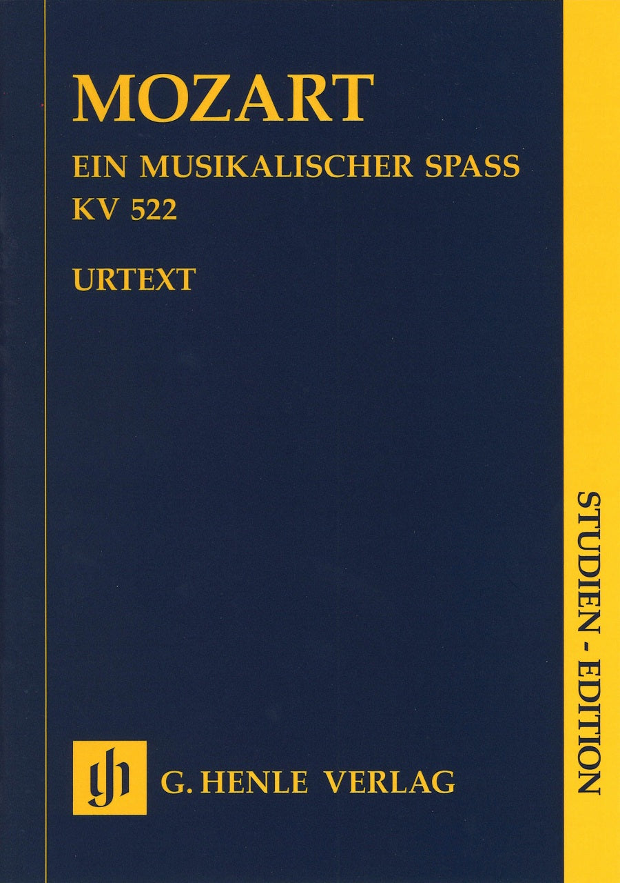 Mozart, Musikalischer Spass KV 522 (Henle)
