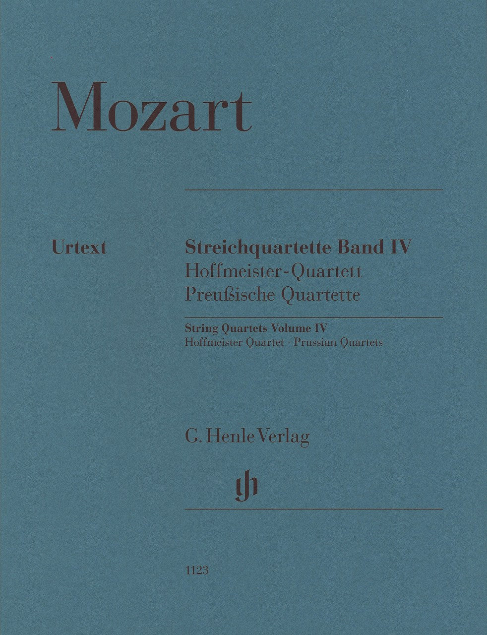 Mozart, String Quartets 4: KV 499-590 (Henle)