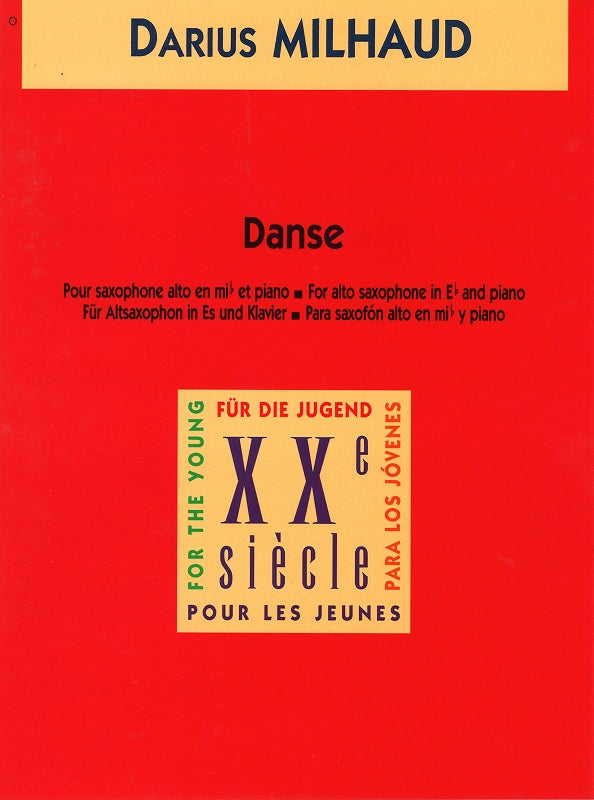 Milhaud, Danse (ASax,Pf) (Billaudot)