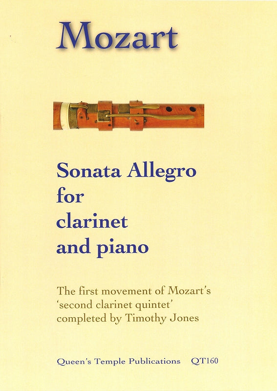 Mozart, Sonata Allegro (Queen's Temple Publications)