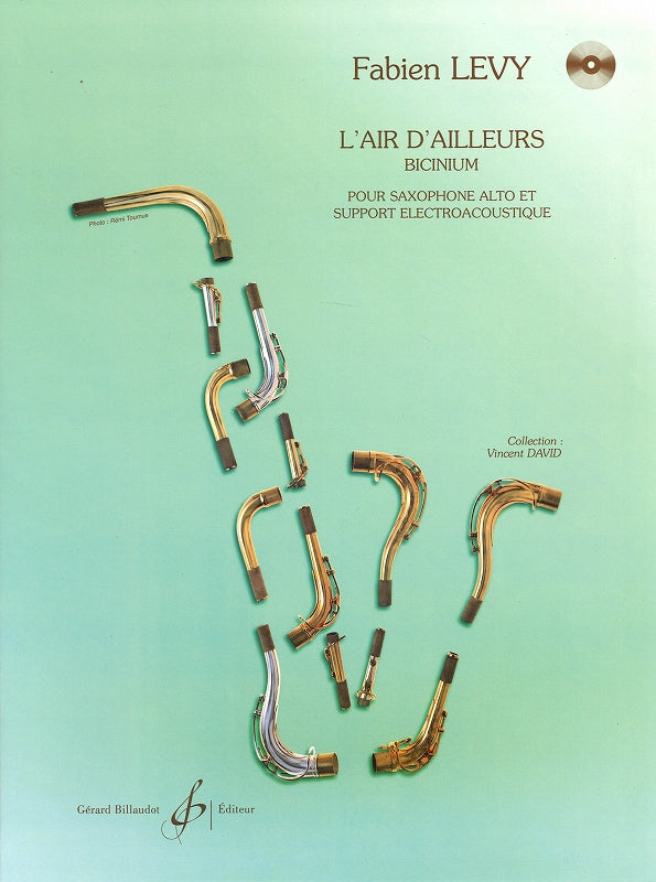 Levy, Air d'ailleurs (ASax,Elec=CD) (Billaudot)