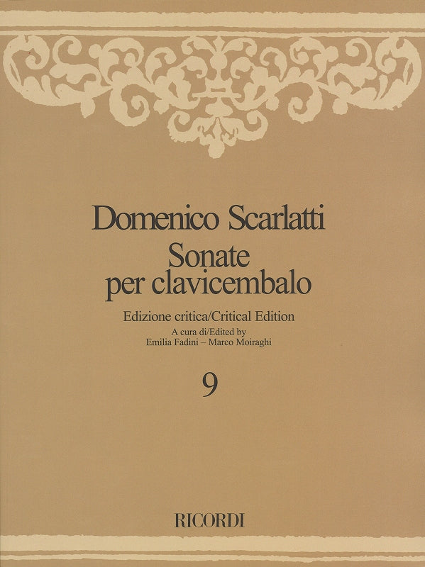 Scarlatti, Sonate 9: No. 398-457(Fadini) (Ricordi)