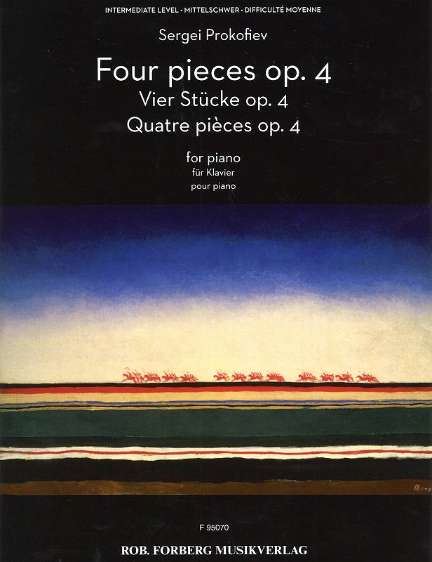 Prokofiev, 4 Pieces op. 4 (Forberg)
