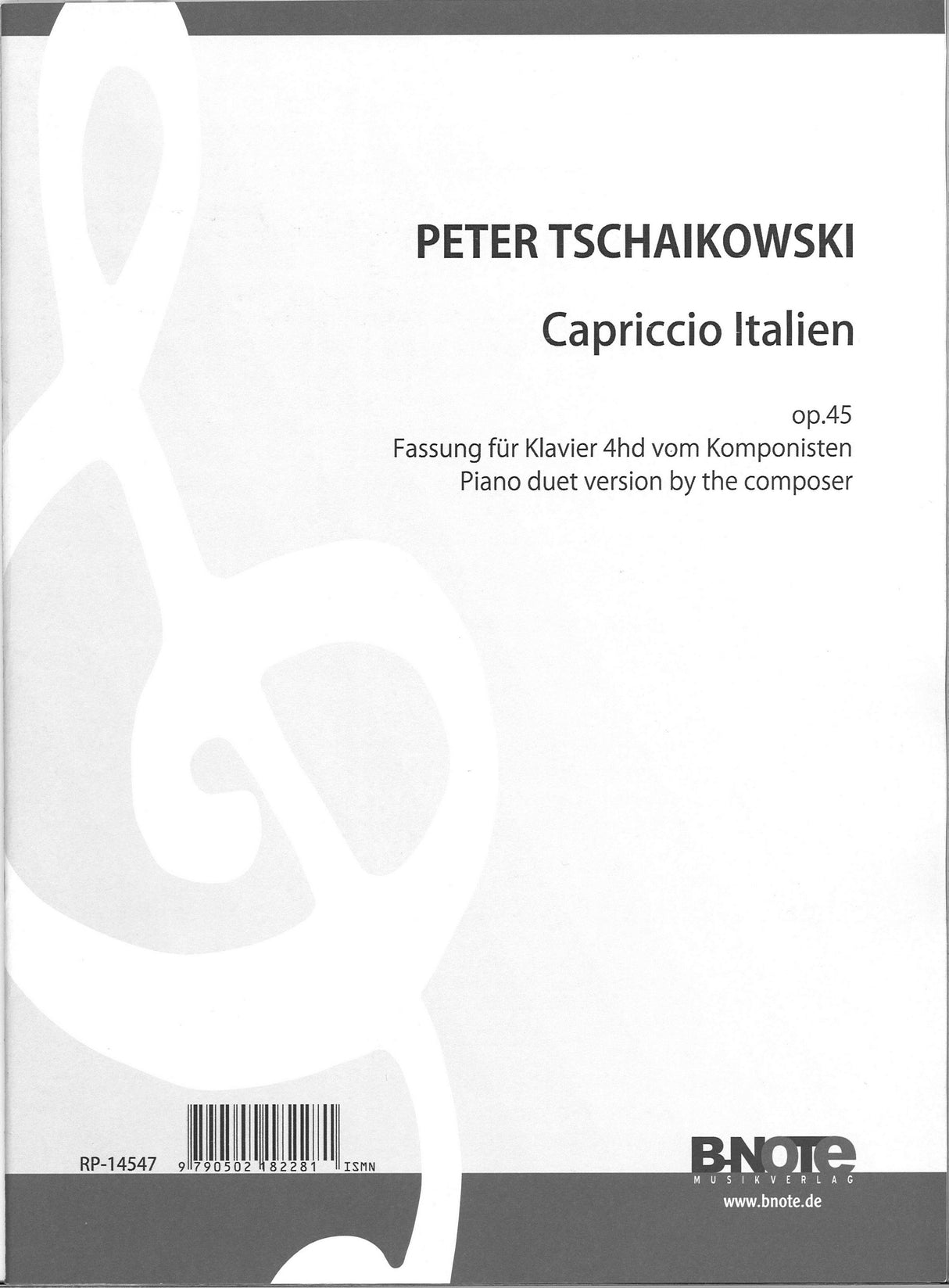 Tchaikovsky, Capriccio italien op. 45 (B-Note)