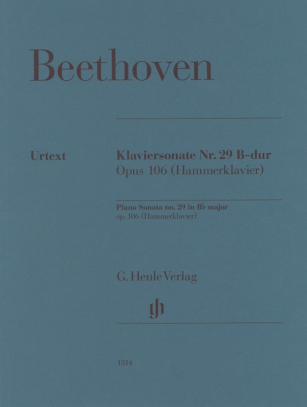 Beethoven, Sonata No.26 op. 106 (Wallner (Henle)