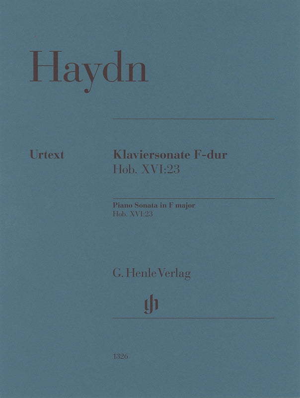 Haydn, Sonata Hob. 16/23 in F (Henle)