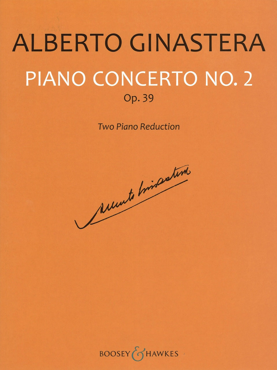 Ginastera, Concerto No. 2 (2-Piano Red.) (Boosey)