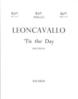 Leoncavallo, Mattinata (in D) [I/E] (Ricordi)