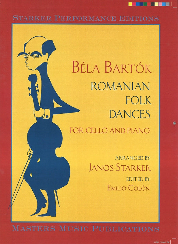 Bartok, Romanian Folk Dances (Starker) (Masters Music)