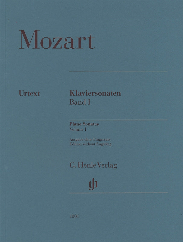 Mozart, Sonatas 1: KV 279-311 no fing. (Henle)