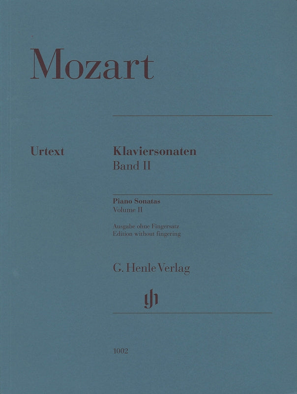 Mozart, Sonatas 2: KV 330-576 no fing. (Henle)