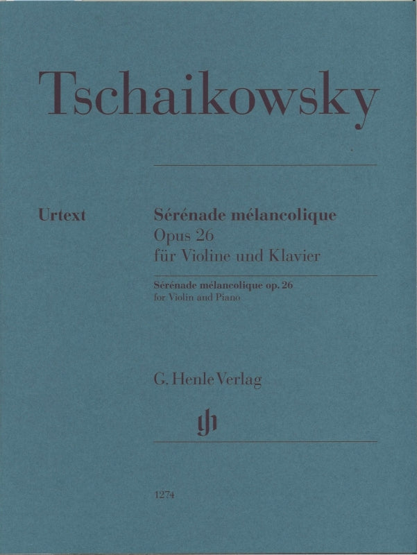 Tchaikovsky, Serenade melancol. op. 26 (Henle)
