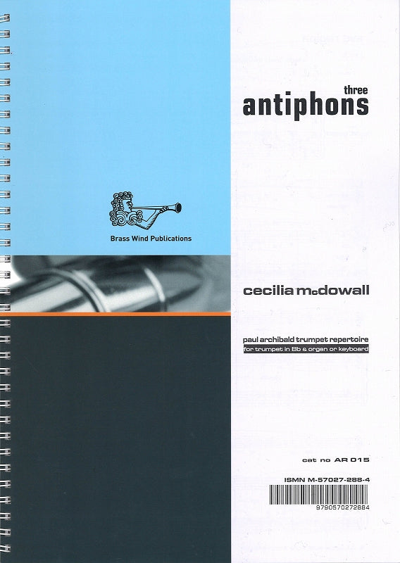McDowall,C., 3 Antiphons (Trp,Org) (Brass Wind Publications)