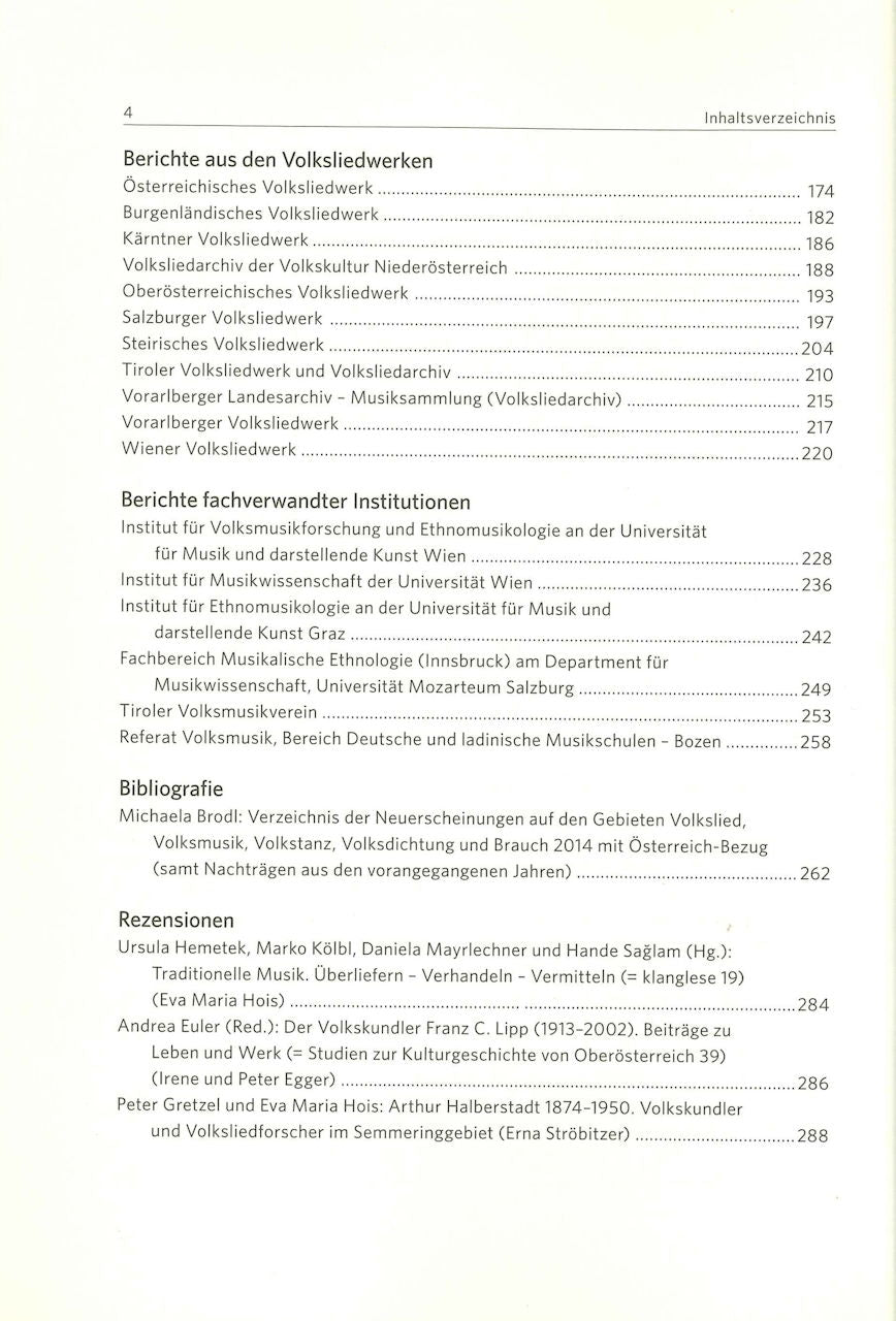 Jahrbuch des Osterreichischen Volkslied (Bibliothek der Provinz)