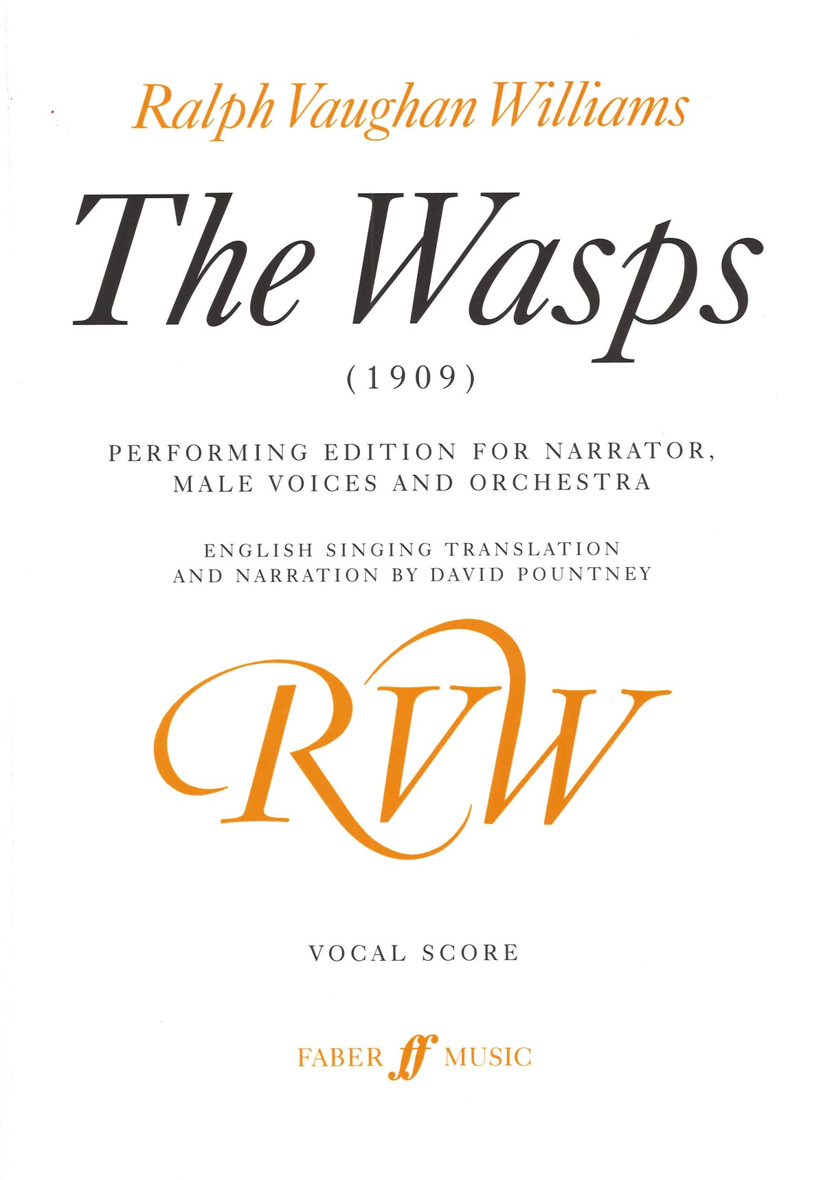 Vaughan Williams, Wasps (1909) (Faber Music)