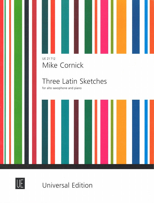 Cornick, Three Latin Sketches (ASax,Pf) (Universal)