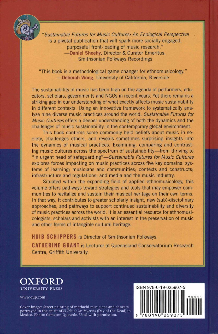Schippers, Sustainable Futures for Music (Oxford University Press)
