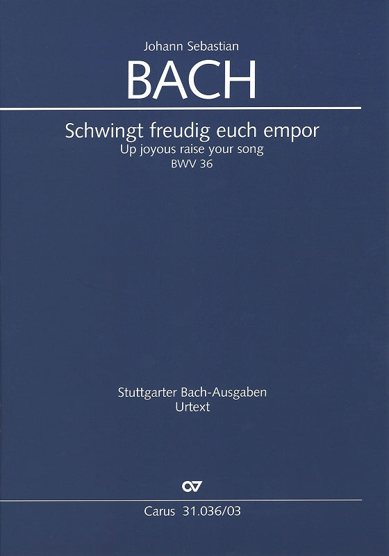 Bach, Kantate BWV 36 [G/E] (Carus)