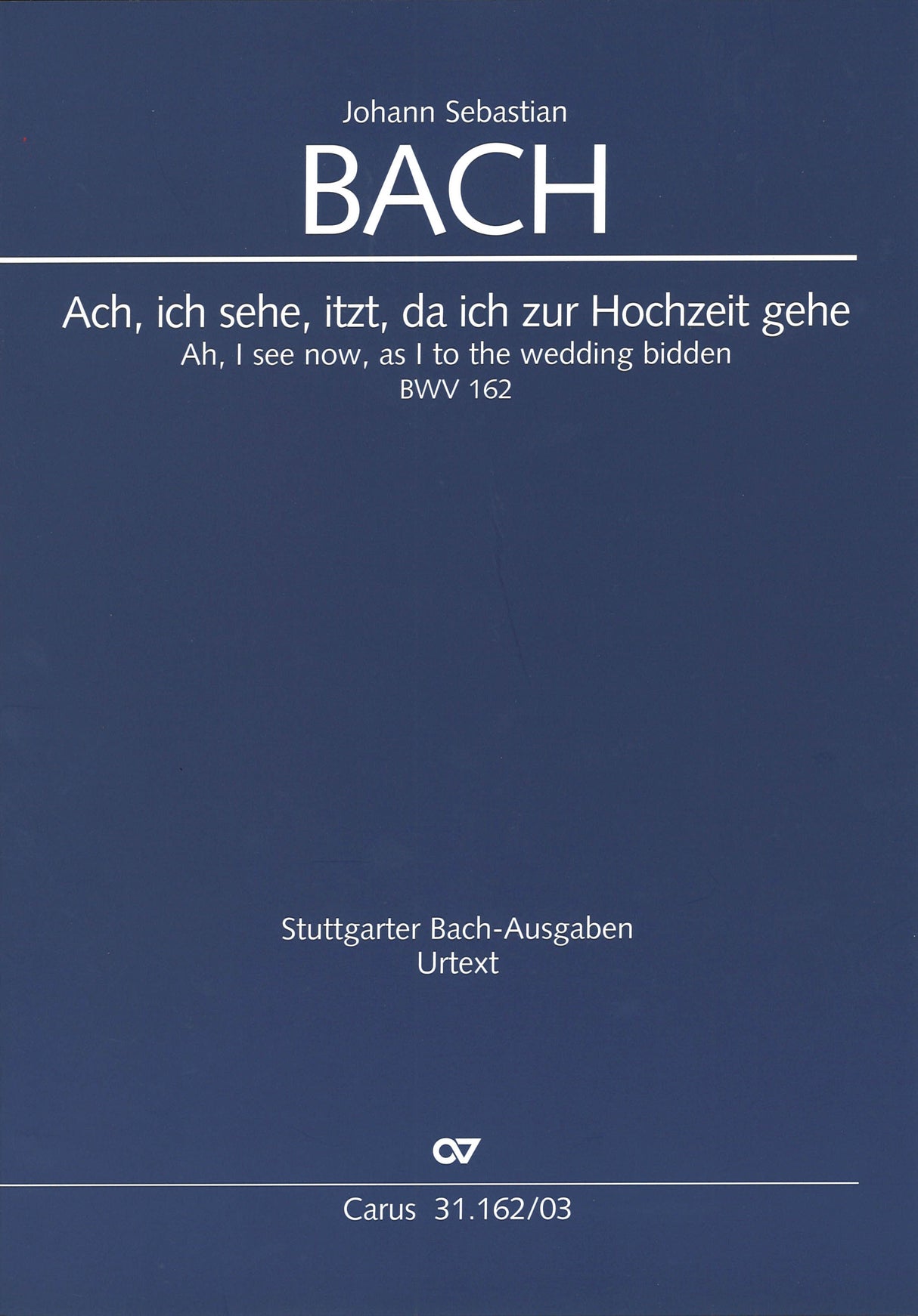 Bach, Kantate BWV 162 [G/E] (Carus)