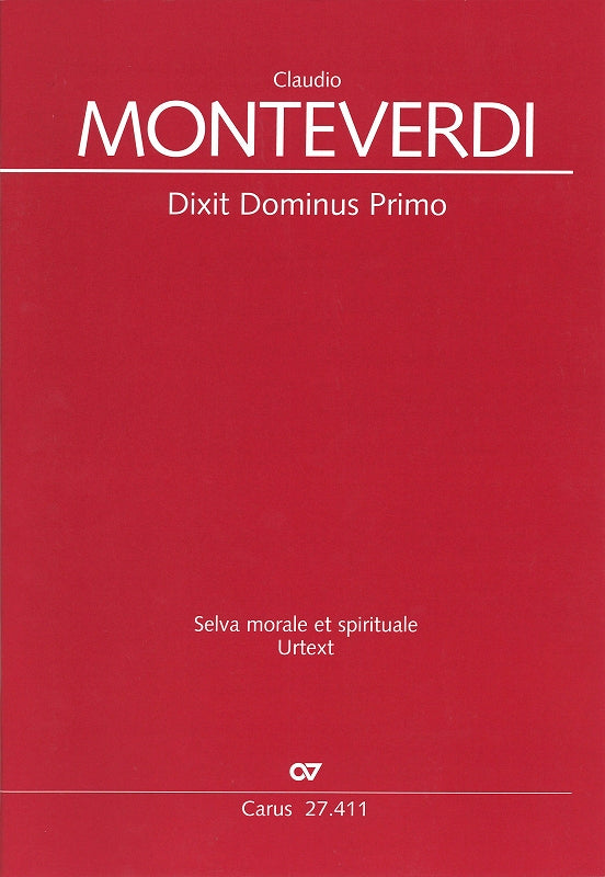 Monteverdi, Doxit Dominus I Score (Carus)