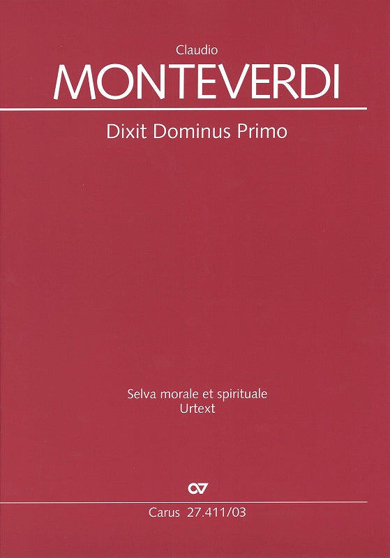 Monteverdi, Doxit Dominus I (Vocal Score (Carus)
