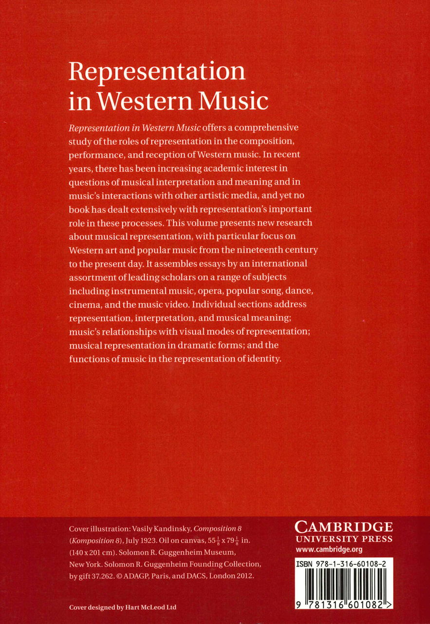 Walden, Representation in Western Music (Cambridge University Press)