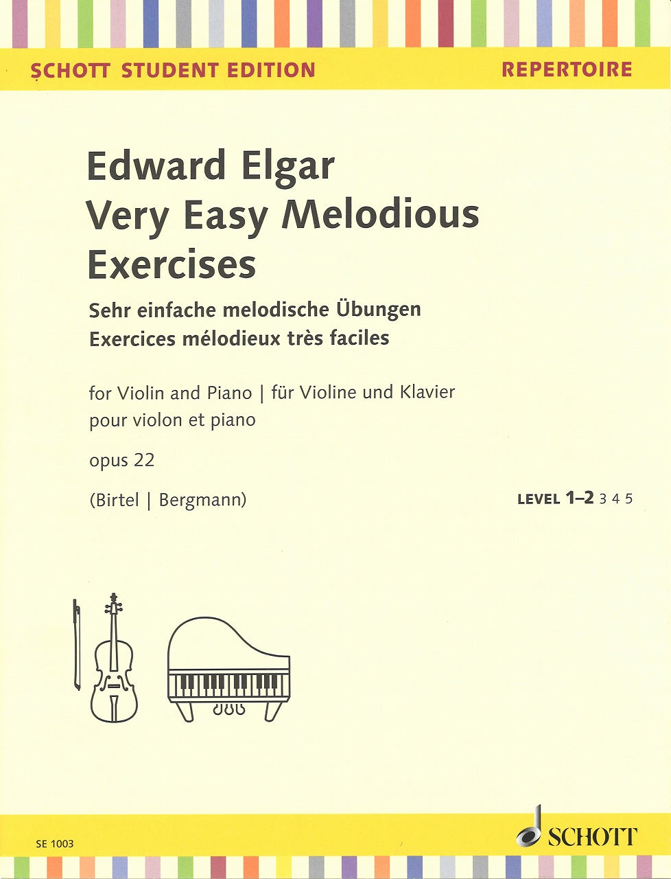 Elgar, Very Easy Exercises op. 22 (Schott)