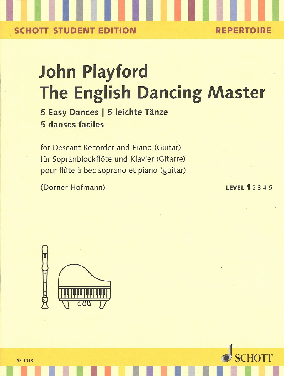 Playford, English Dancing Master, 5 Easy (Schott)