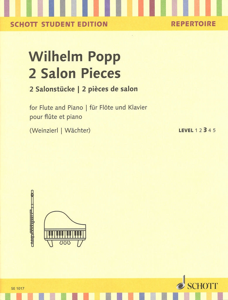 Popp, 2 Salon Pieces: op. 204/3, 407 (Schott)