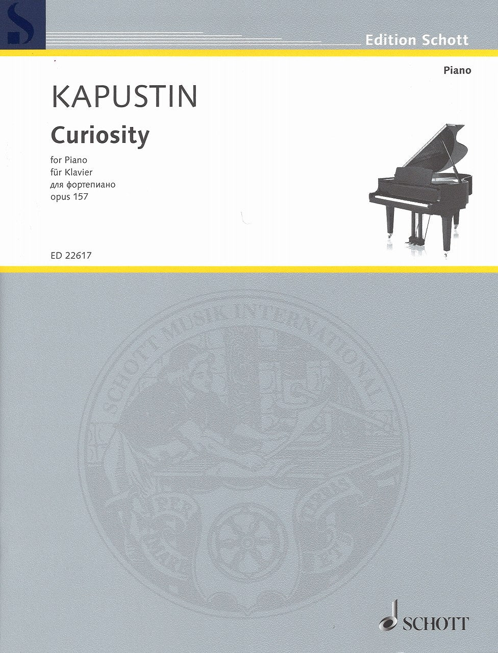 Kapustin, Curiosity, op. 157 (Schott)